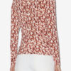 Gladice Jersey-top med rynk