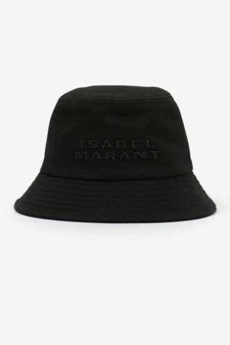 Haley broderet bucket hat med logo
