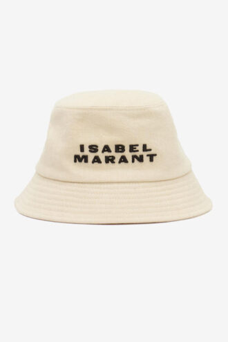 Haley broderet bucket hat med logo