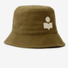 Haley broderet bucket hat med logo