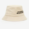 Haley broderet bucket hat med logo
