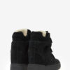 Høje sneakers med kilehæl i læder Høje sneakers med kilehæl i læder
