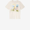 Honoré kortærmet T-shirt i bomuld med print
