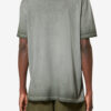 Honoré kortærmet vintage-farvet bomulds-T-shirt