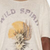 Honore T-shirt i linned med print