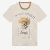 Honore T-shirt i linned med print