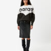 Houston sweatshirt med tofarvet logo