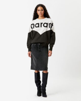 Houston sweatshirt med tofarvet logo