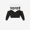 Houston sweatshirt med tofarvet logo