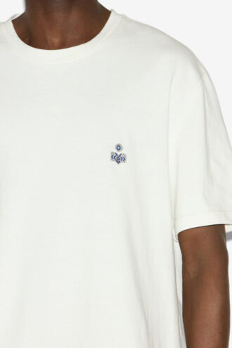 Hugo bomulds-T-shirt med broderet logo