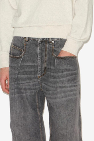 Janael højtaljede jeans med løs pasform