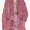 Joanna Workwear Style jakke i ensfarvet denim