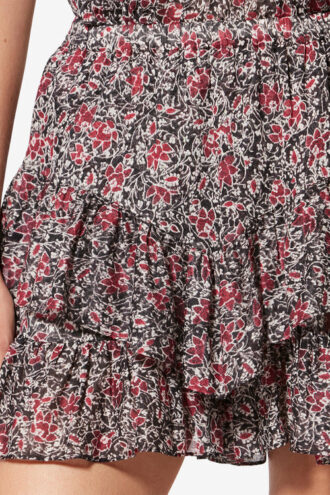 Jocadia Shorts i økologisk bomuldsvoile med print