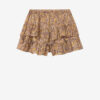 Jocadia Shorts i økologisk bomuldsvoile med print