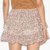 Jocadia shorts med flæser i bomuldsvoile med print