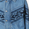 Julian broderet denimjakke Julian broderet denimjakke