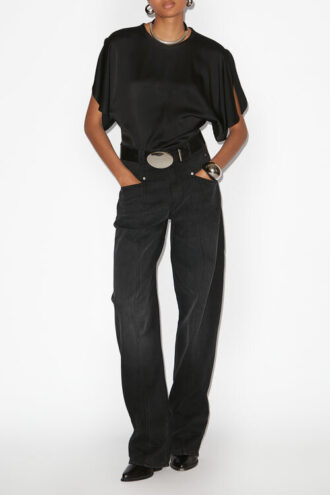 Karlita satinbluse