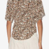 Karlita Top i silke med print