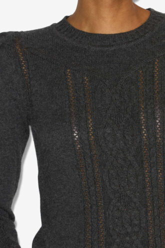 Kelia kabelstrikket sweater