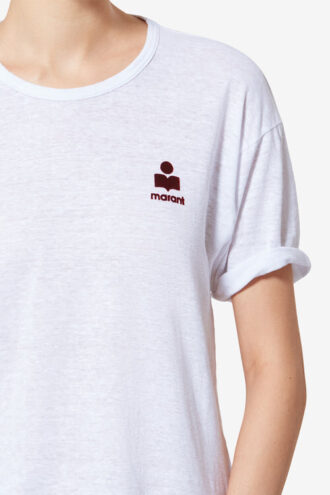 Koldia Linned-T-shirt med logo