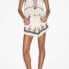 Kourtney broderet top i gaze