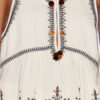 Kourtney broderet top i gaze