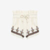 Kriss broderede gazeshorts Kriss broderede gazeshorts