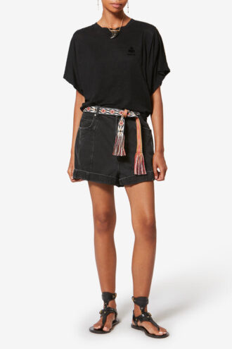 Kyanzae Linned-T-shirt med logo