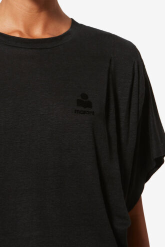 Kyanzae Linned-T-shirt med logo