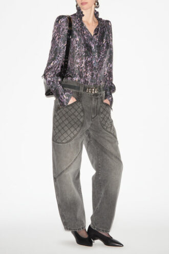 Lamia Bluse med print