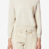 Lanta tofarvet sweater i bomuld og uld