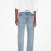 Laurea kort ensfarvet bomulds-T-shirt