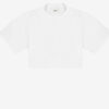 Laurea kort ensfarvet bomulds-T-shirt