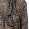 Leona-bluse i muslin med print