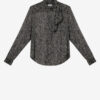 Leona-bluse i muslin med print