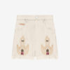 Lesia korte broderede denimshorts