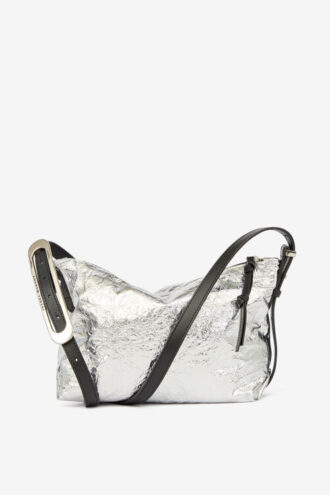Leyden Mini-taske i metallisk lammeskind