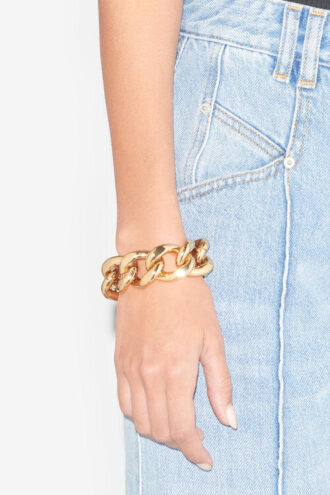 Links oversized kædearmbånd