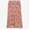 Lisanne mønstret jacquard midi-nederdel