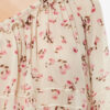 Loeva Asymmetrisk top i trykt musselin Loeva Asymmetrisk top i trykt musselin