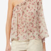 Loeva Asymmetrisk top i trykt musselin Loeva Asymmetrisk top i trykt musselin