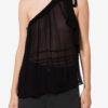 Loeva Asymmetrisk top i trykt musselin Loeva Asymmetrisk top i trykt musselin