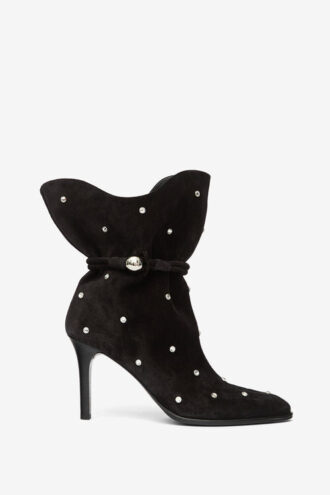 Lolya ruskindstøvler med rhinestones