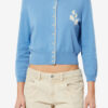 Lona cardigan i bomuld og uld