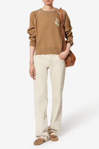 Loriby Sporty sweater med logo