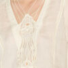 Luna broderet ramiebluse