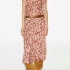 Lyndsay mønstret jacquard midi-kjole