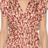 Lyndsay mønstret jacquard midi-kjole