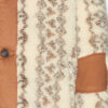 Madeo Vendbar frakke i shearling-stil med print