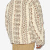 Madeo Vendbar frakke i shearling-stil med print